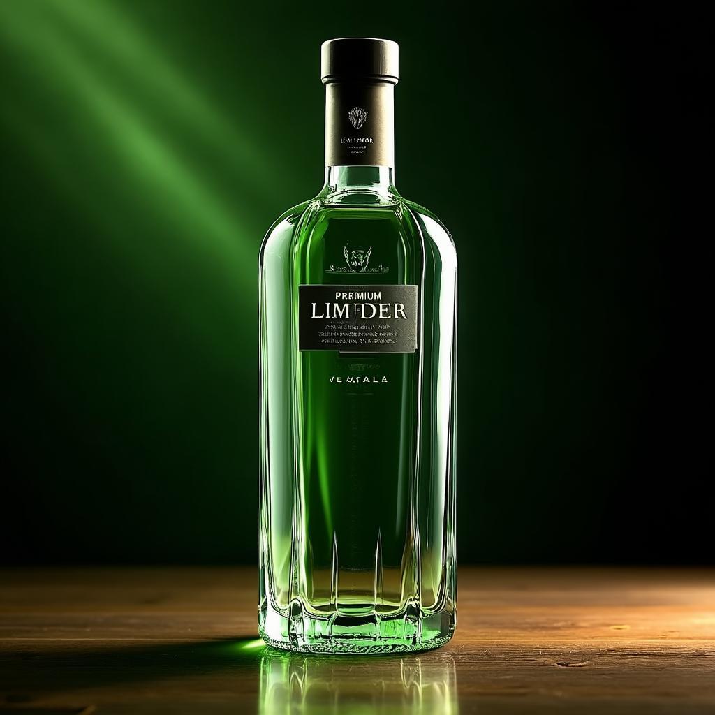 Vodka Lime Fusion - Botol hijau segar dengan sentuhan citrus