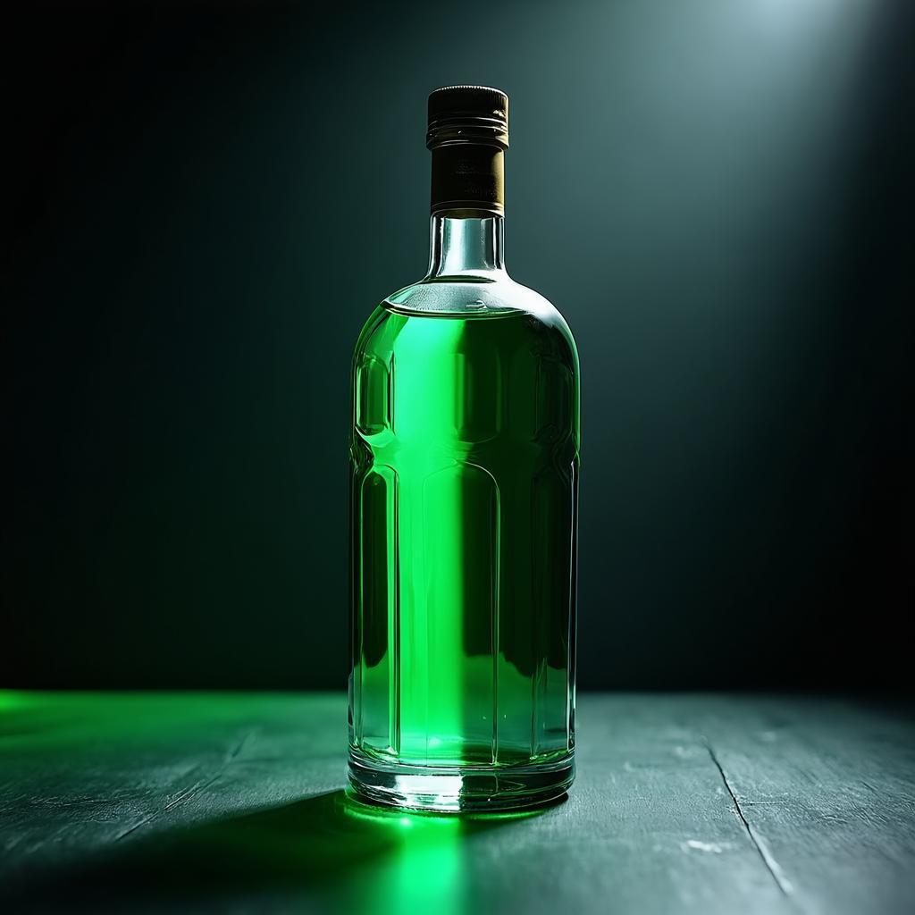Vodka Mint Frost - Botol hijau mint dengan kesegaran dingin